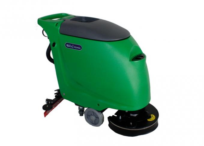 無声自動床のごしごし洗う機械、緑の陶磁器の床の洗剤機械 0