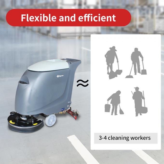 洗浄の床のための床のスクラバー機械の後ろの再充電可能な産業歩行 2