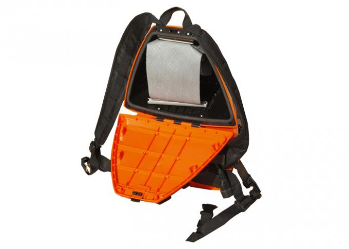 オレンジ色のホテル/学校/スーパーマーケットのための携帯用小型バックパックの掃除機 0
