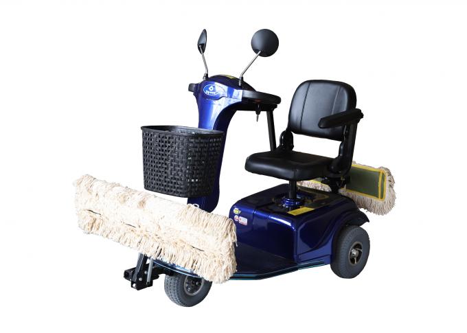 ハンドルの速度制御を用いる産業床のクリーニングの塵のカートのスクーター 0