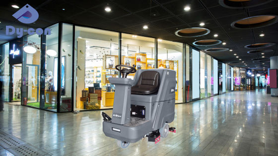 ショッピングモールの掃除が簡単になりました - D8Pro 乗用式床掃除機乾燥機